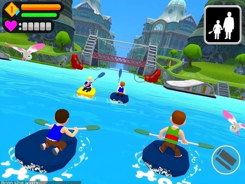 Rising Waters Riot Gameplay Screenshot